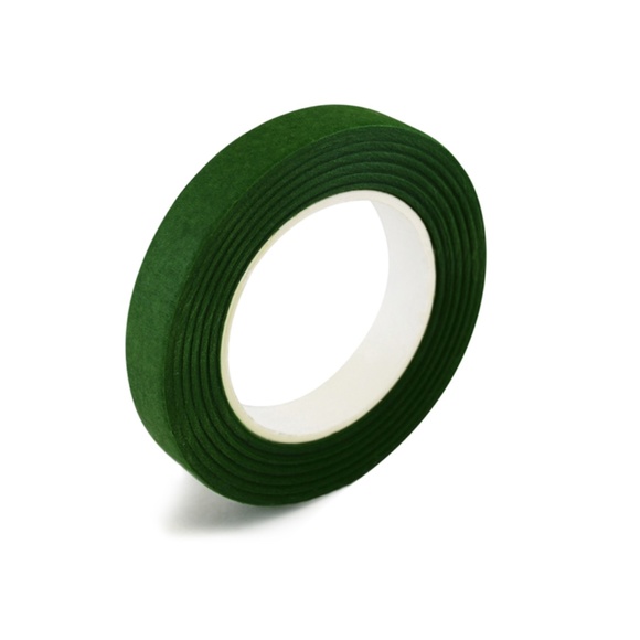 2/$12 Green Floral Tape Stem Wrap 0.5" x 60 ft - Picture 2 of 3